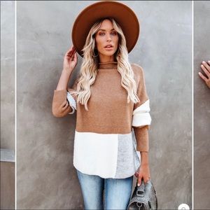 VICI Williamsburg Colorblock Sweater -Size M